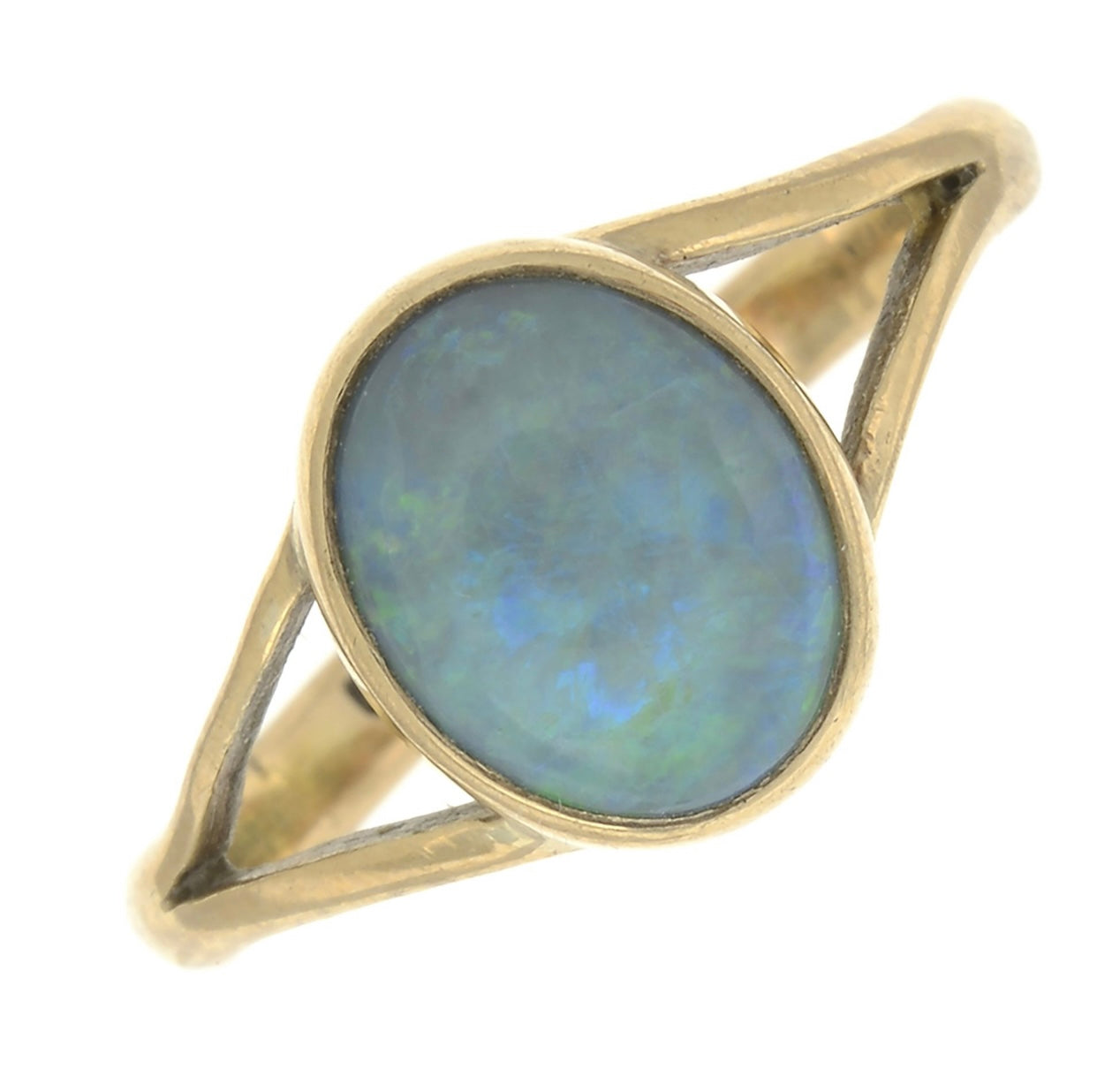 Vintage 9ct Gold Opal Ring – Hallmarked London, 1993 Size: O