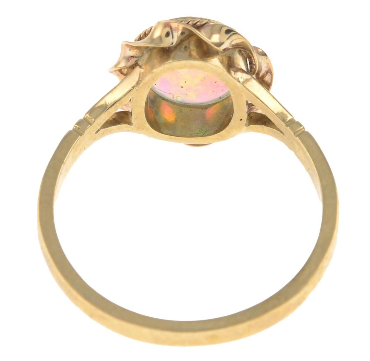 Yellow Gold and Opal Ring