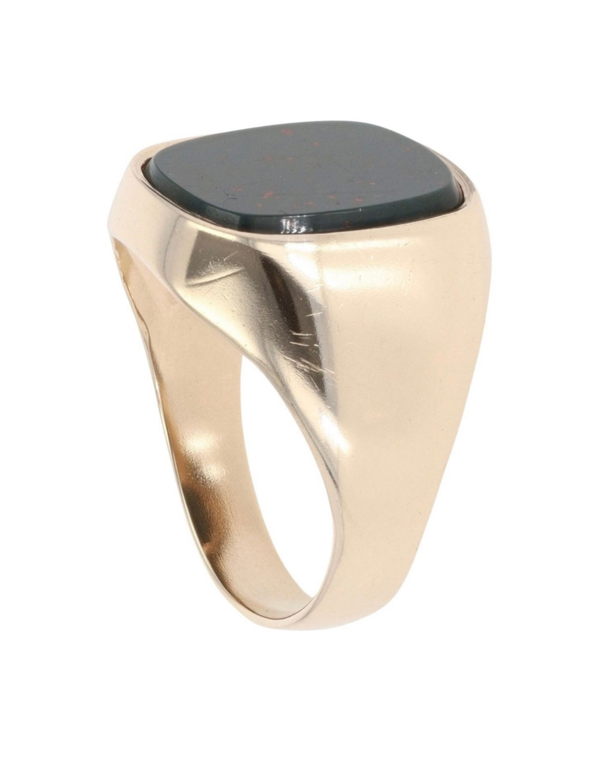 9ct Yellow Gold Bloodstone Signet Ring