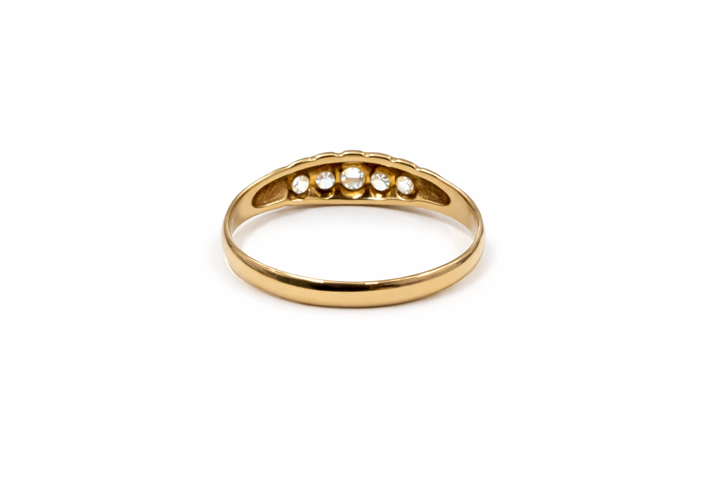 18 kt. Yellow gold 18kt 1917 Diamond Ring